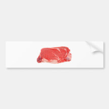 Ribeye Steak uncooked Bumper Sticker