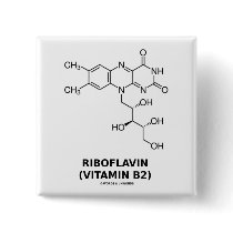 Riboflavin (Vitamin B2) Chemical Molecule