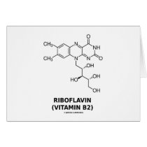 Riboflavin (Vitamin B2) Chemical Molecule