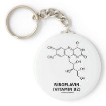Riboflavin (Vitamin B2) Chemical Molecule