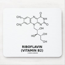 Riboflavin (Vitamin B2) Chemical Molecule