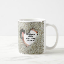 Rice Love Photo Template Classic White Mug