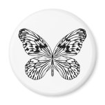 Rice Paper Butterfly Magnet