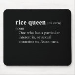 RICE QUEEN (definition) Mouse Mats