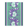 Rich Deco Floral Post Card
