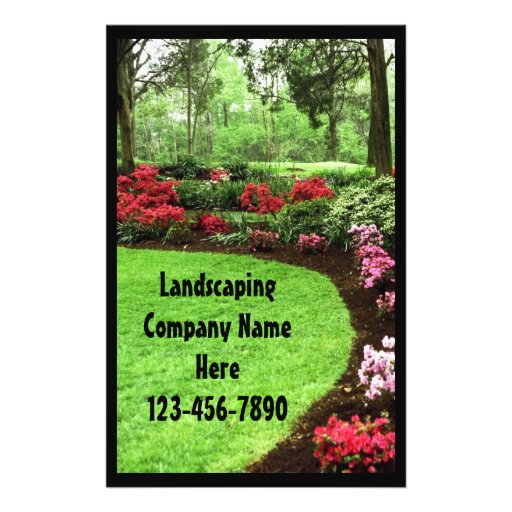 Rich Landscape Lawn Care Business | Zazzle