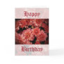 Rich Red Chrysanthemums Greeting Card