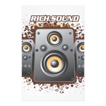 Rich Sound Products Stationery Design