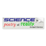 Richard Dawkins quote bumper stickers