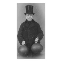 Richard Lindon Maker of the Modern Day Rugby Ball Photo Card Template