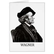 Richard Wagner, black Cards