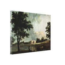 Richard Wilson - Croome Court in Worcestershire Gallery Wrap Canvas