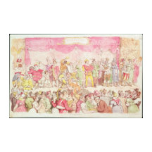 Richardson's Theatre, published by Ackermann's Canvas Prints