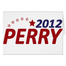 Rick Perry 2012 Star Greeting Cards