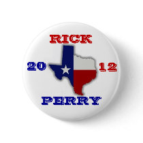 Rick Perry 2012 Texas Pinback Buttons