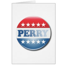 RICK PERRY CAMPAIGN BUTTON CARDS
