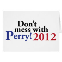 Rick Perry for President 2012 Card