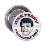 Rick Perry for President in 2012 Button