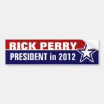 Rick Perry in 2012 Bumper Stickers