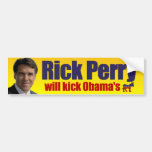 Rick Perry will Kick Obama's A** Bumper Sticker