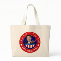 Rick Santorum for President 2012 Canvas Bag