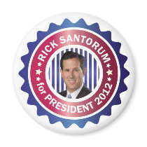 Rick Santorum for President 2012 Fridge Magnets