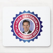 Rick Santorum for President 2012 Mousepads