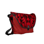 Rickshaw Messenger Bag: Loveletters red & black