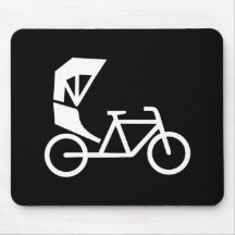 'Rickshaw' Pictogram Mousepad