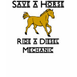 ride a diesel mechanic t-shirts