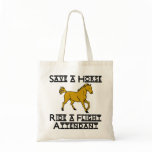 ride a flight attendant canvas bag