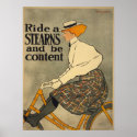 Ride a Stearns Bicycle and be content posters
