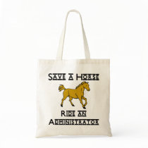 ride an administrator canvas bag