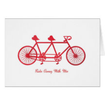 Ride Away With Me Greeting Card