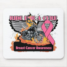 Ride For a Cure - Breast Cancer Mousemat