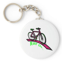 Ride On Keychain