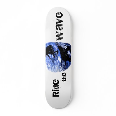 Ride The Wave Skate Board Decks by marksda1