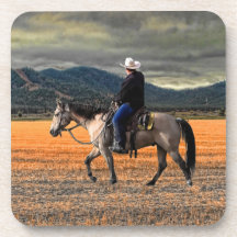RIDER BENEATH A SISKIYOU SKY COASTERS