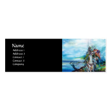 RIDERS IN THE STORM black white blue Business Card Templates