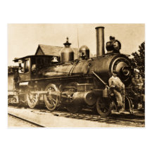 Ridin' that Train Post Cards