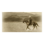 Riding in the Desert Antiqued photo cards