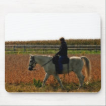 Riding Into The Sunset mousepads