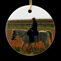 Riding Off Into The Sunset ornaments