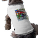 Riding Past the Cafe Pet T Shirt