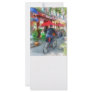 Riding Past the Cafe Rack Card Template