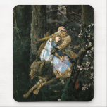 Riding the Grey Wolf Fantasy Art mousepads