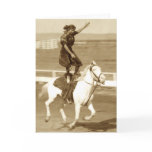 Riding The White Horse Greeting Cards