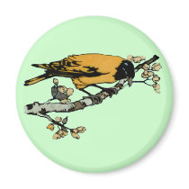 Rielaboration of Yellow Vintage Bird Illustration