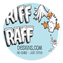 RiffRaff Round Stickers