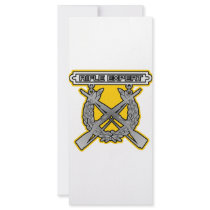 Rifle Expert Badge Custom Rack Card